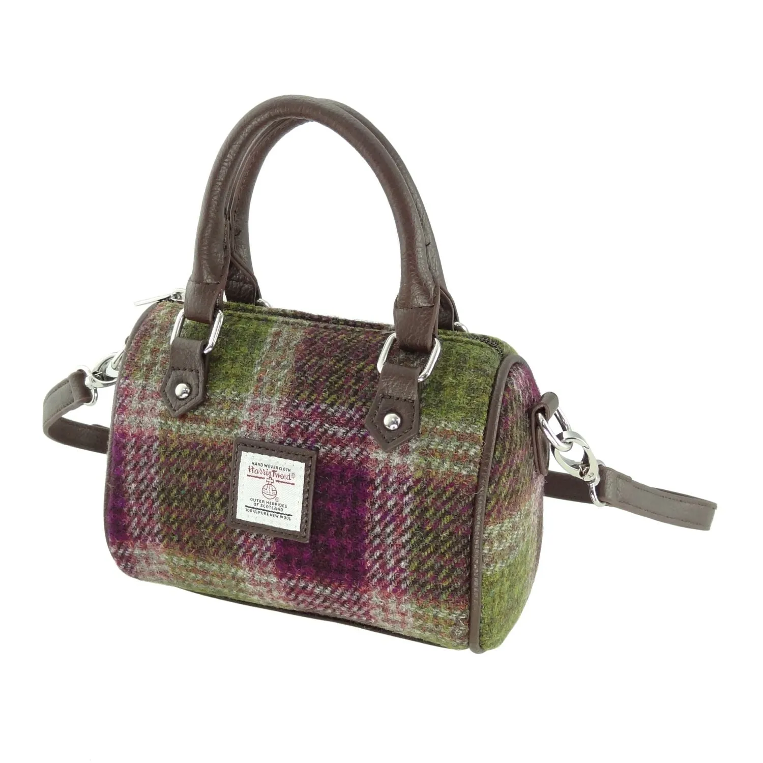 Harris Tweed Mini Bowling Handbag [8 Colors]