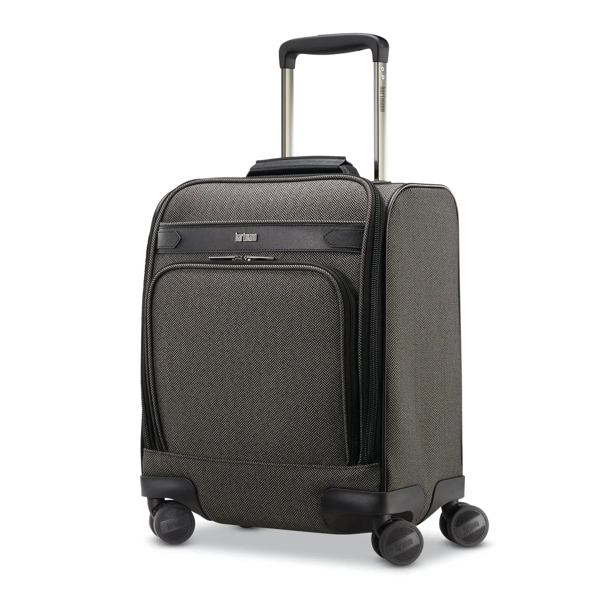 Hartmann Herringbone Deluxe Underseat Carry On Spinner