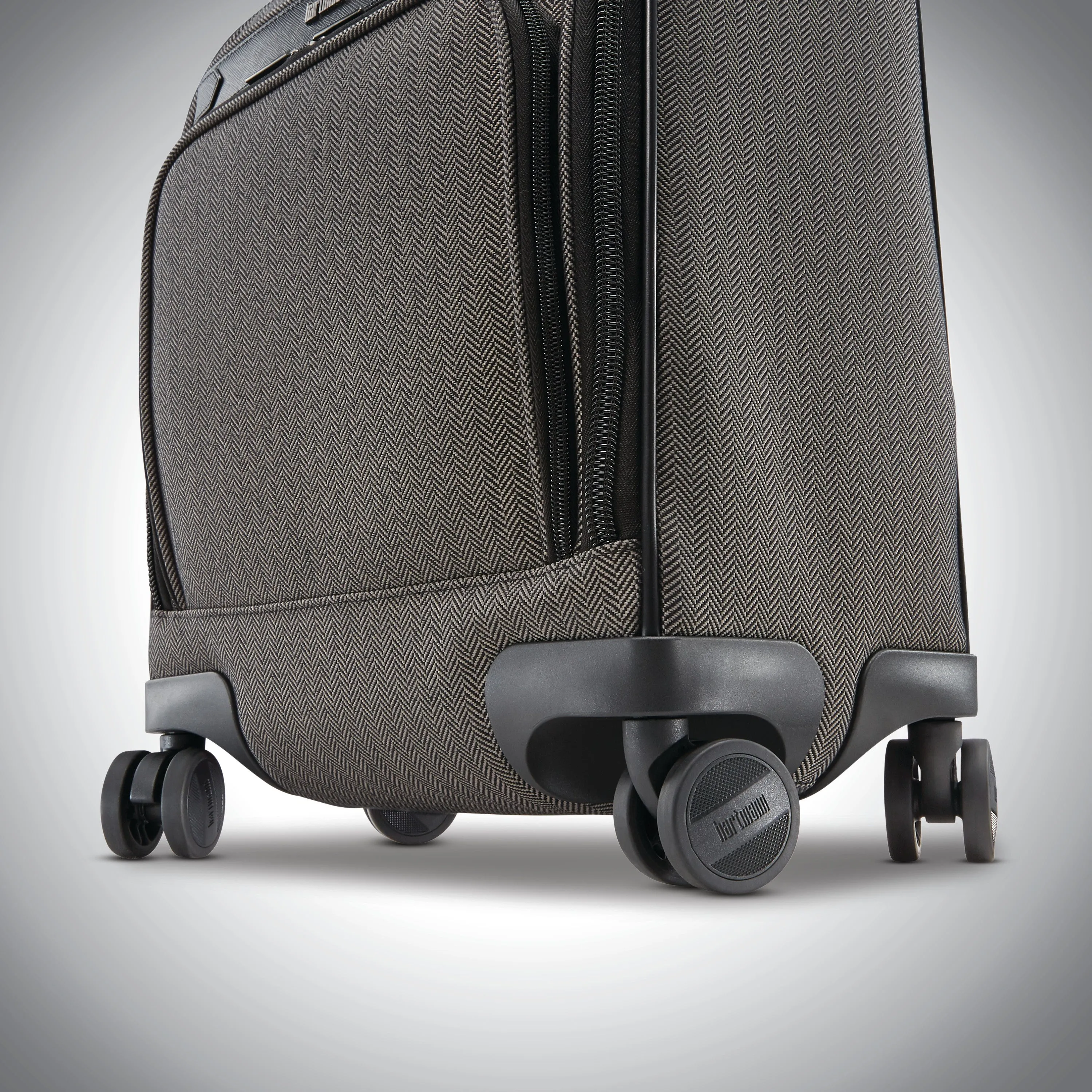 Hartmann Herringbone Deluxe Underseat Carry On Spinner