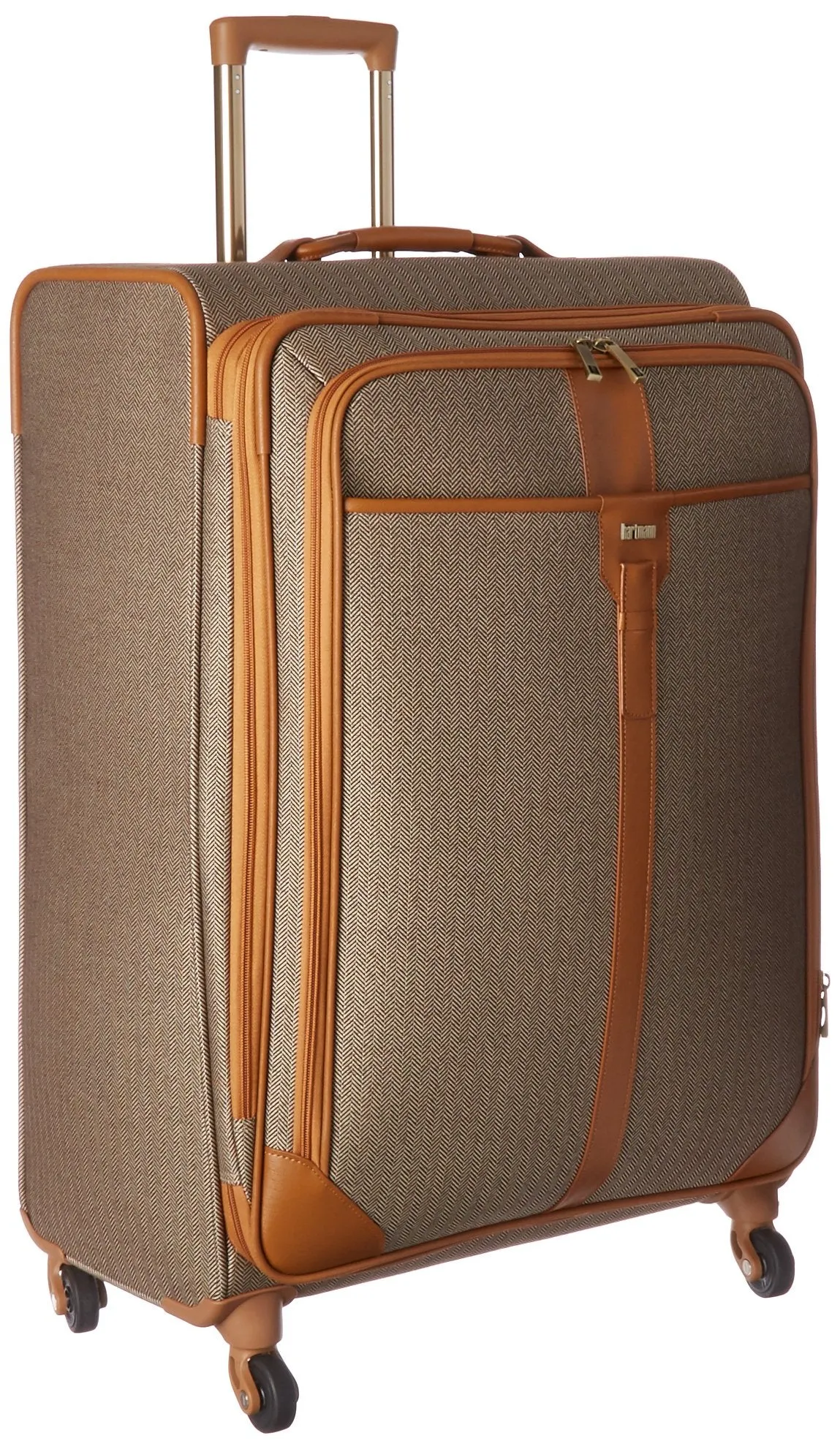 Hartmann Herringbone Luxe Softside Long Journey Expandable Spinner Herringbone One Size