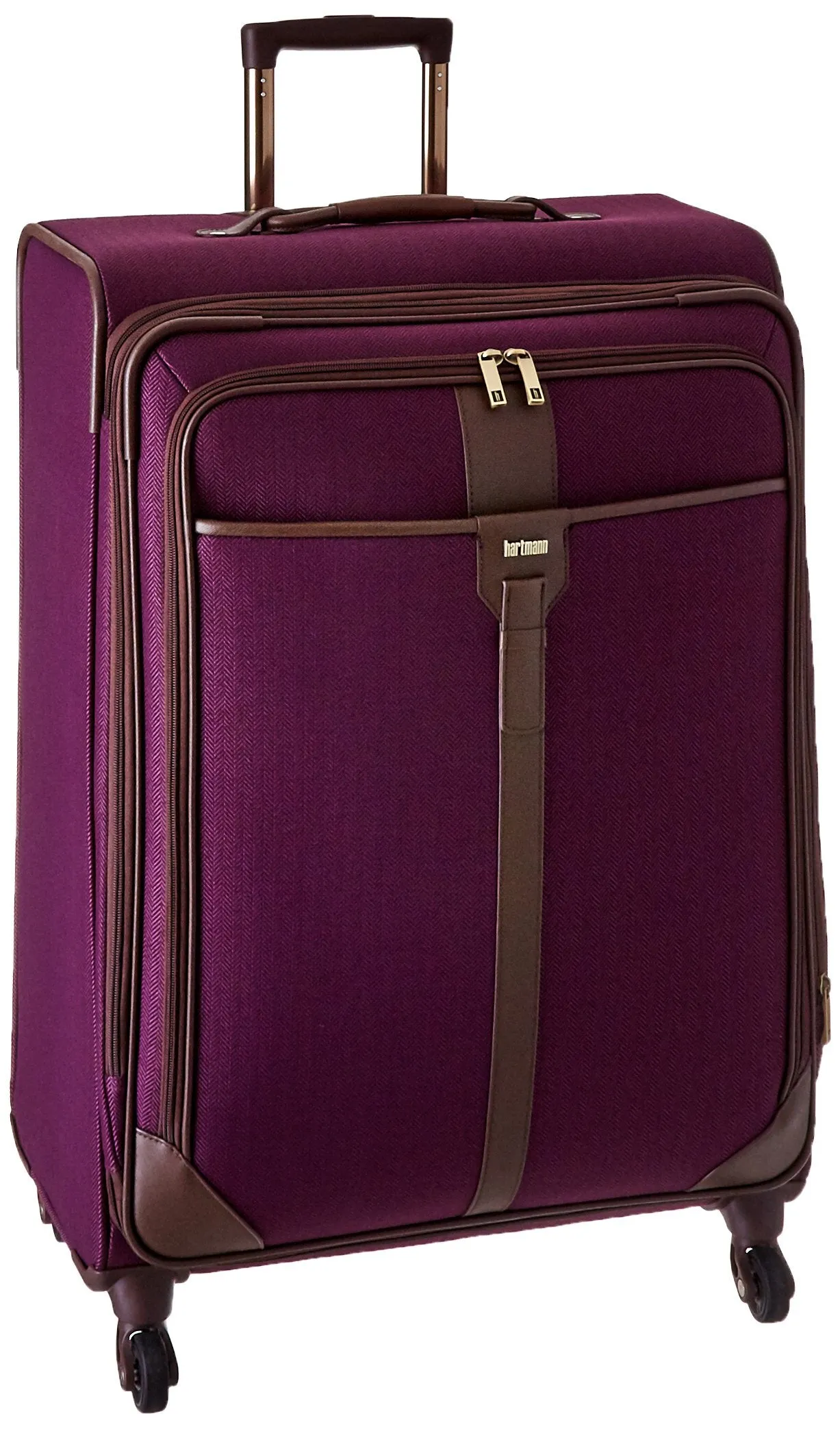 Hartmann Herringbone Luxe Softside Long Journey Expandable Spinner Herringbone One Size