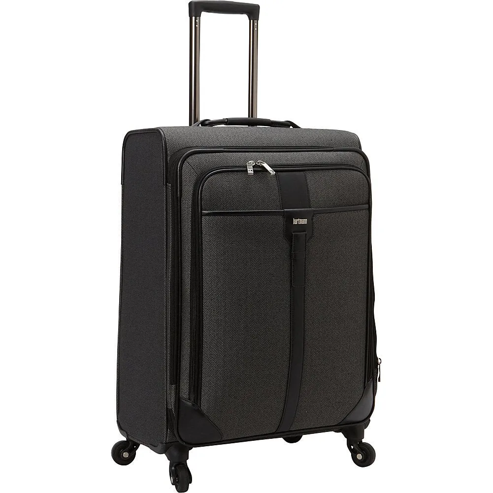 Hartmann Herringbone Luxe Softside Medium Journey Expandable Spinner Herringbone One Size