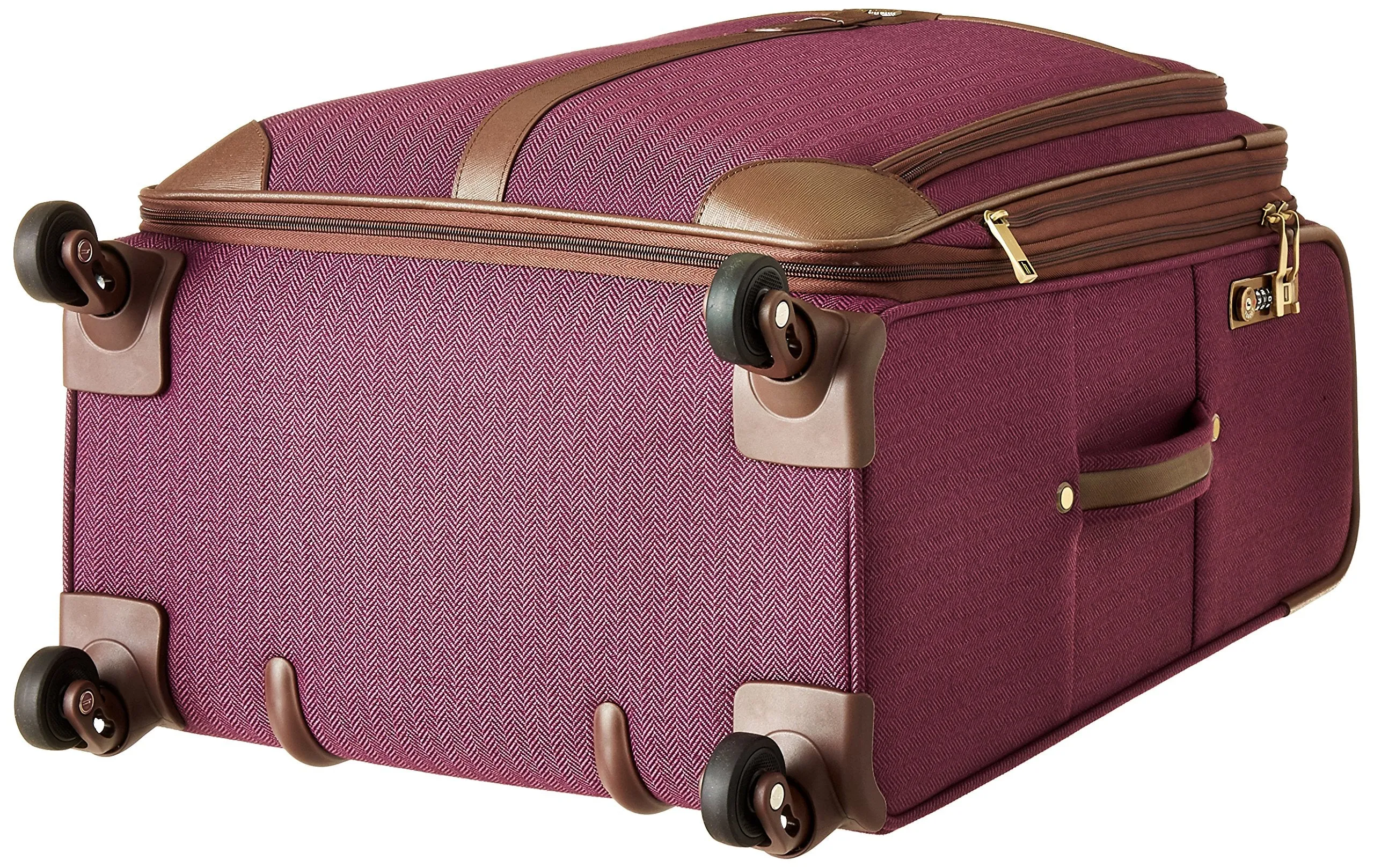 Hartmann Herringbone Luxe Softside Medium Journey Expandable Spinner Herringbone One Size