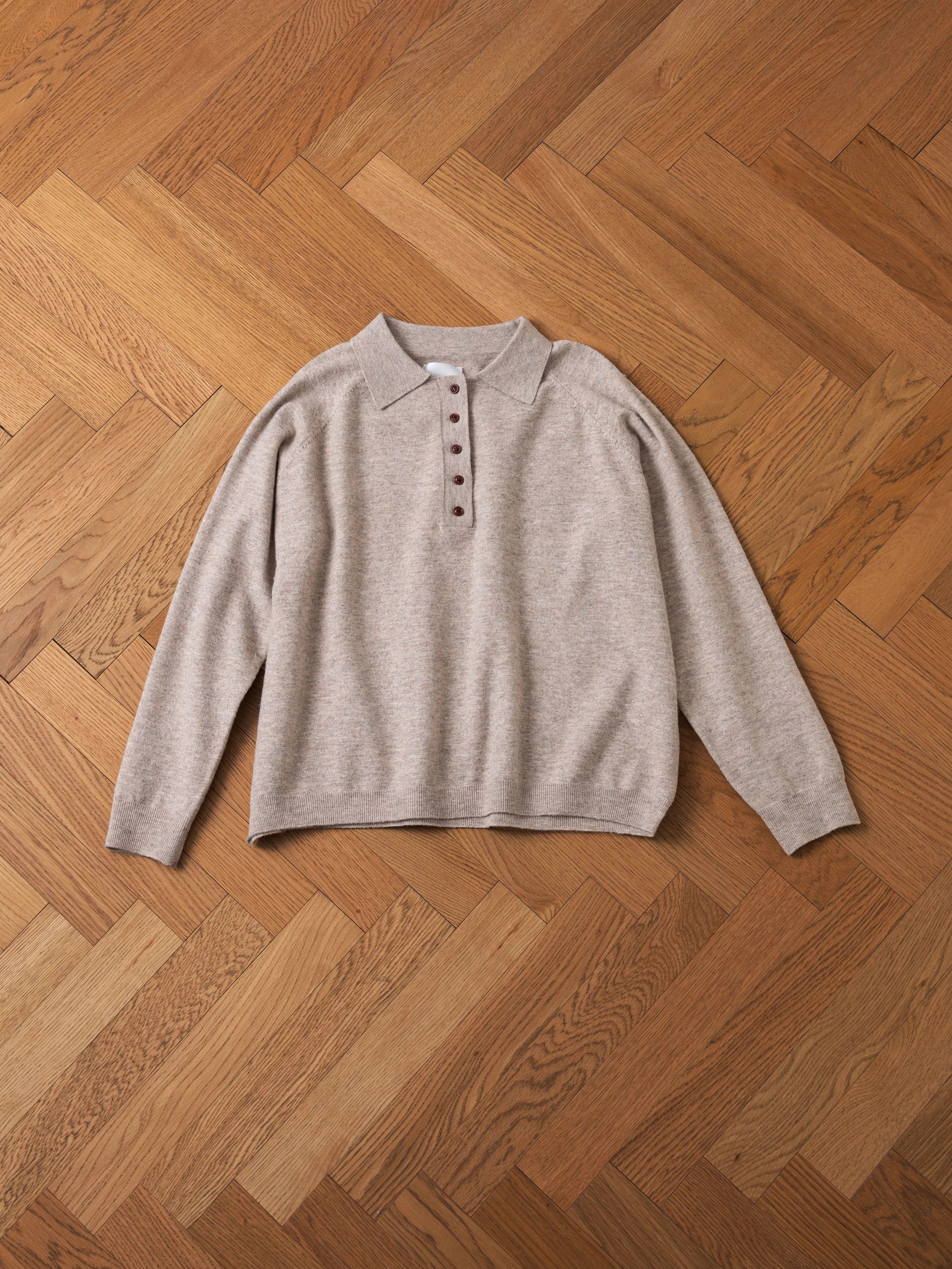 Hay Collared Knit Henley