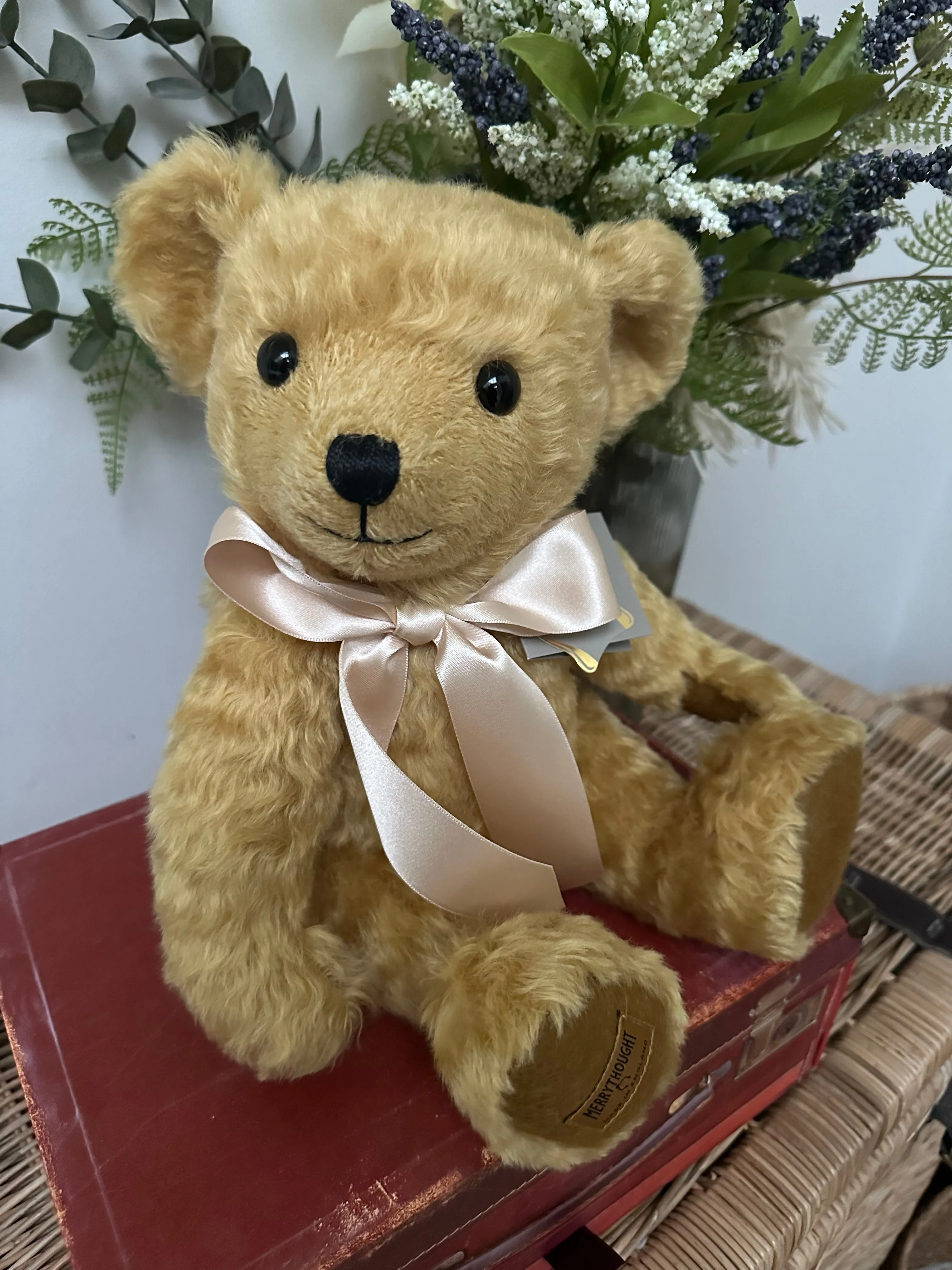 Henley Butterscotch 14 Inch Merrythought Teddy Bear Handmade in the UK