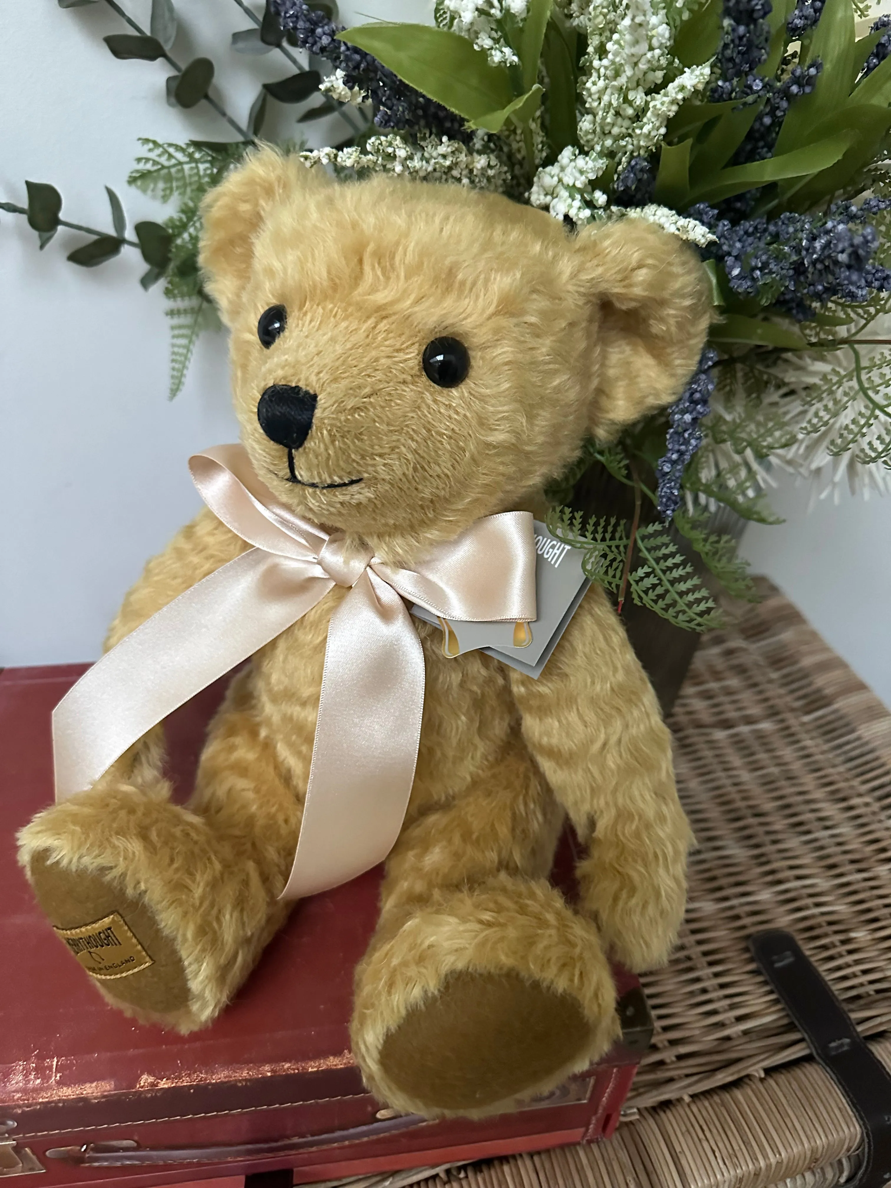 Henley Butterscotch 14 Inch Merrythought Teddy Bear Handmade in the UK