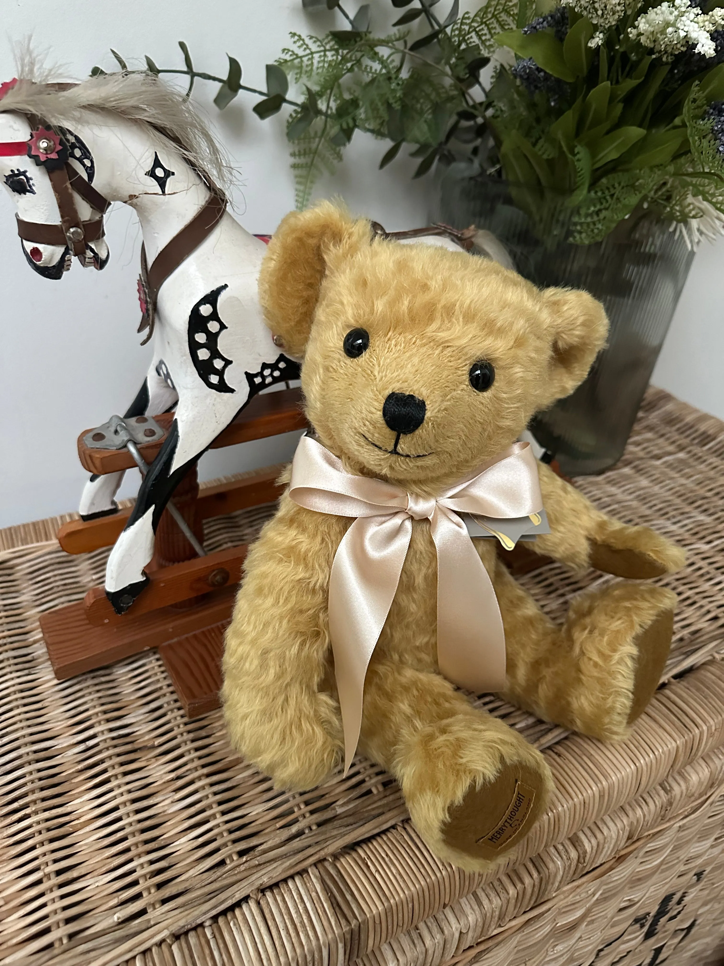 Henley Butterscotch 14 Inch Merrythought Teddy Bear Handmade in the UK