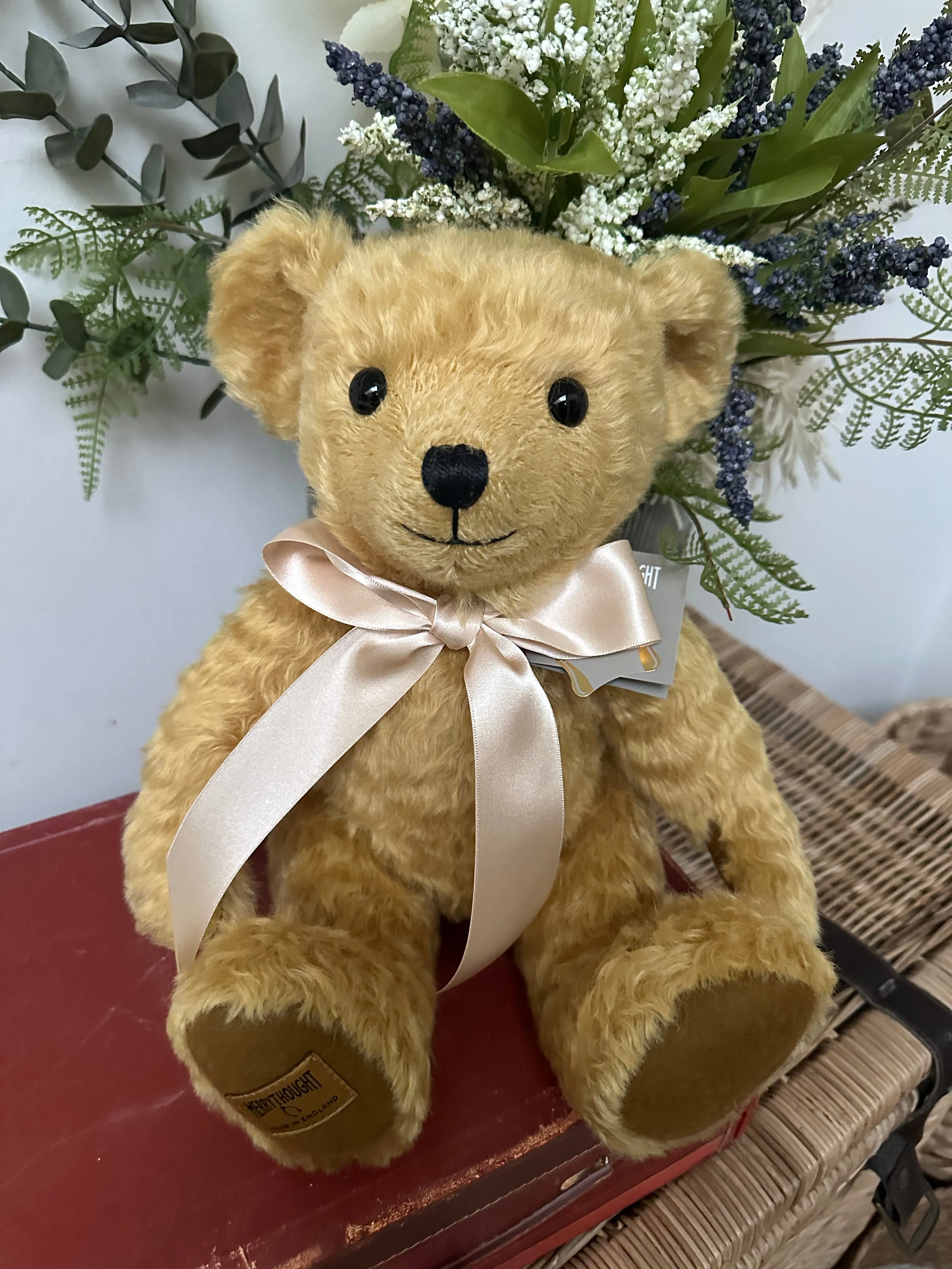 Henley Butterscotch 14 Inch Merrythought Teddy Bear Handmade in the UK