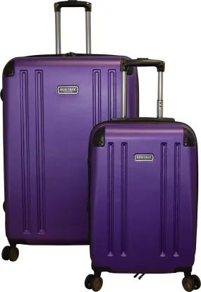 Heritage Heritage O'Hare Lightweight 2-PC 8-Wheel Hardside Spinner Set