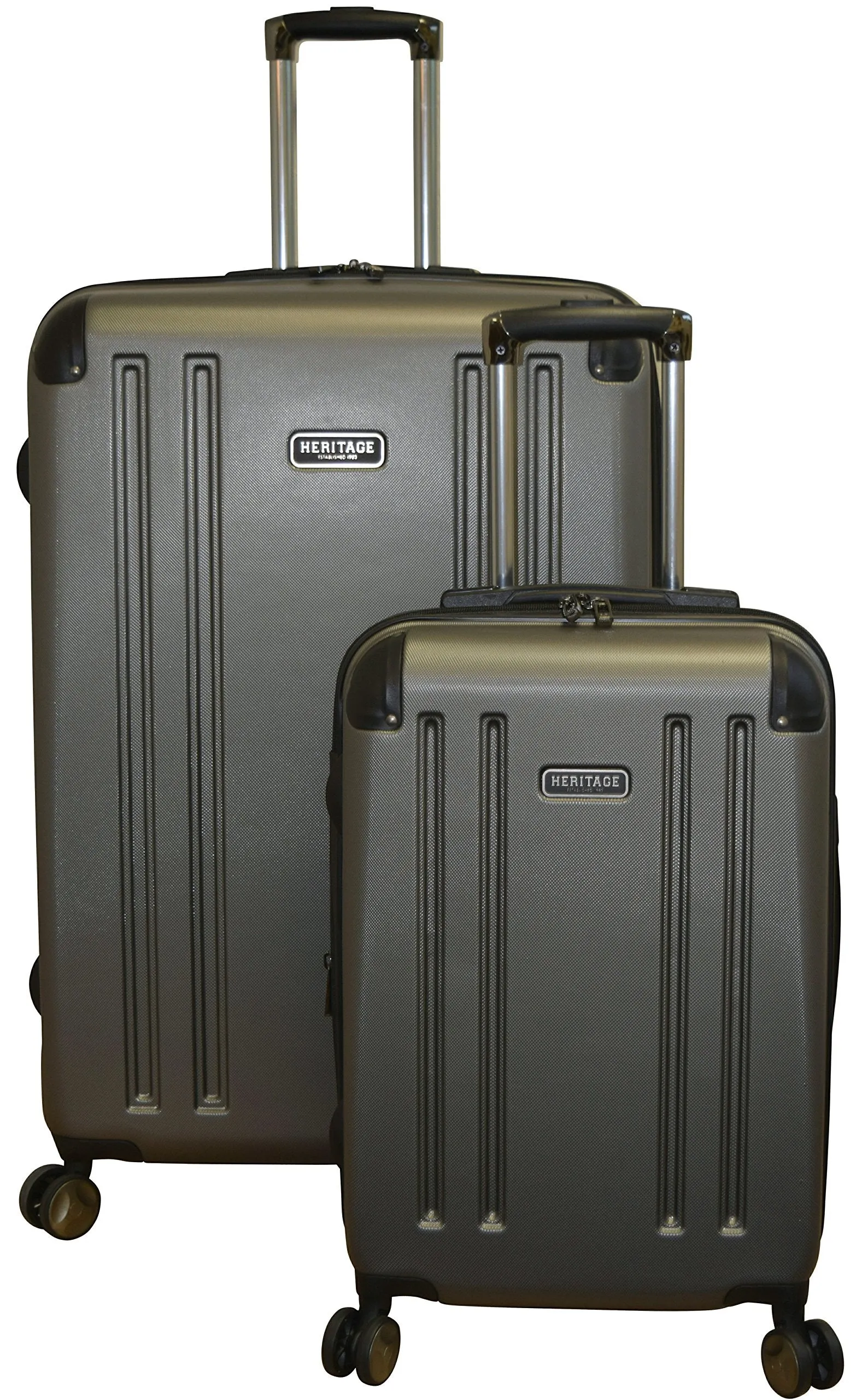 Heritage Heritage O'Hare Lightweight 2-PC 8-Wheel Hardside Spinner Set