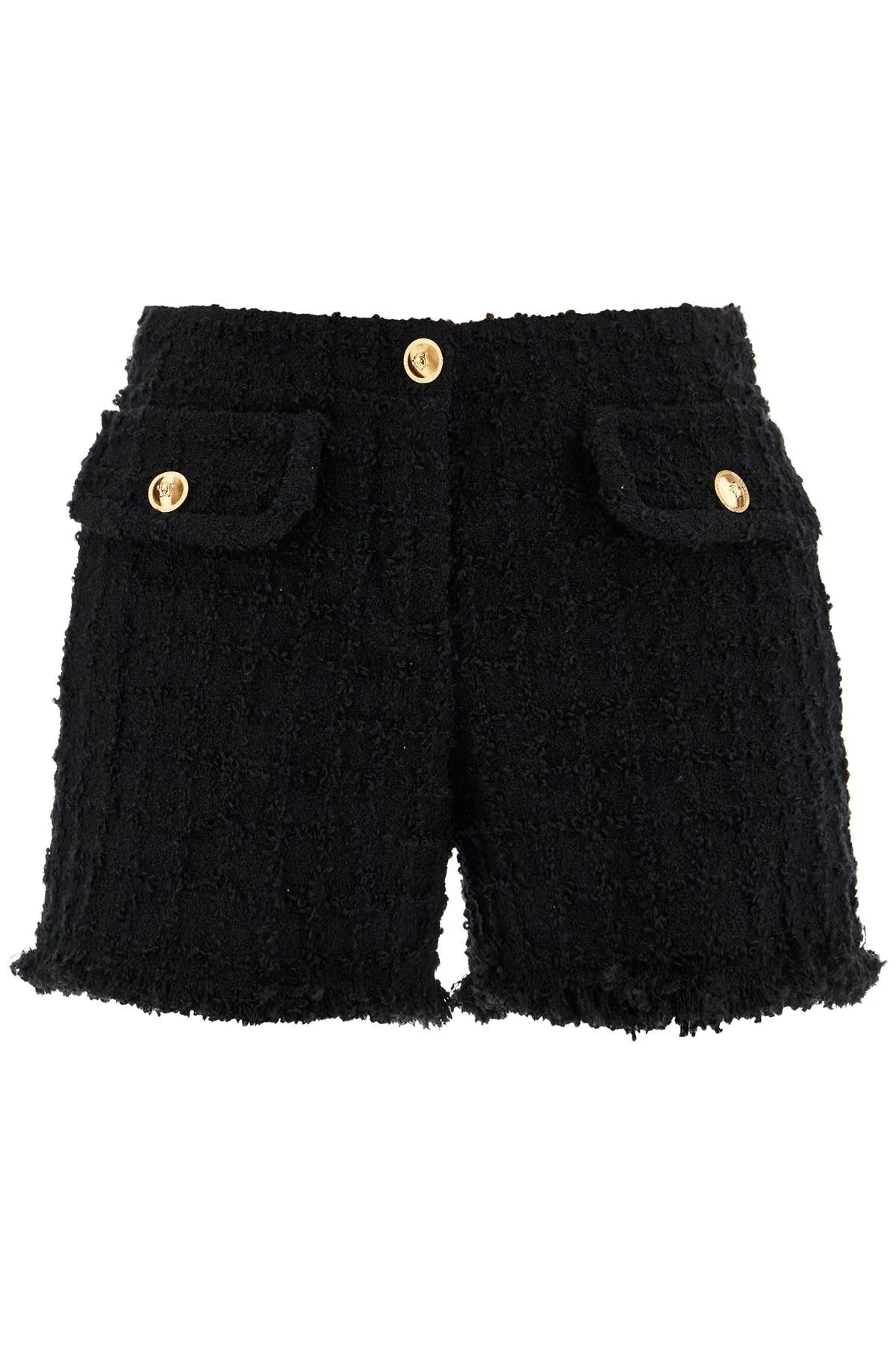 heritage tweed mini shorts 1015377 1A10096 BLACK