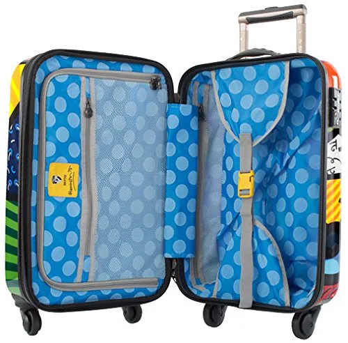 Heys America Multi -Britto Butterfly 21-Inch Carry-On Spinner Luggage