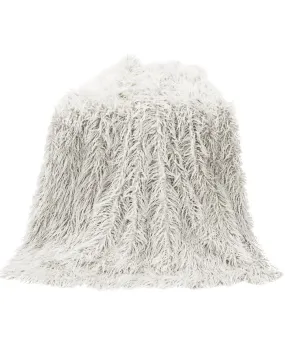 HiEnd Accents Mongolian Faux Fur Throw Blanket