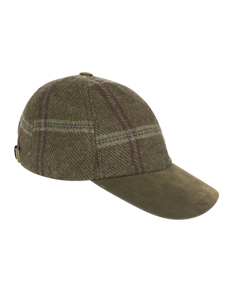 Hoggs Musselburgh Womens Tweed Baseball Cap