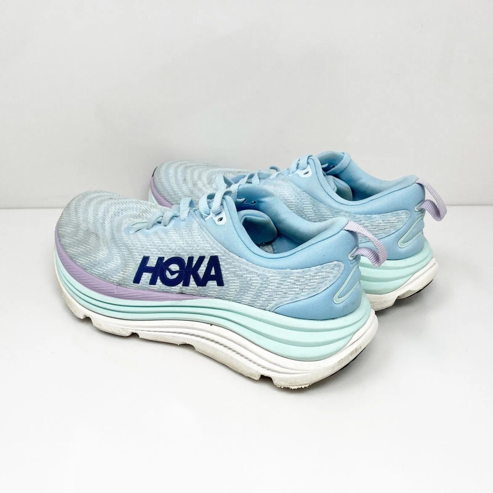 Hoka One One Womens Gaviota 5 1134235 ABSO Blue Running Shoes Sneakers Size 6 B