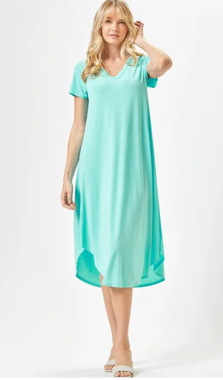 Hold Onto Hope Dress - Neon Blue