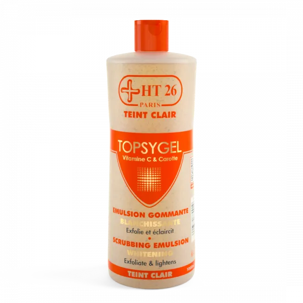 HT26 Topsygel - Emulsion douche éclaircissante  Gommant 1 liter