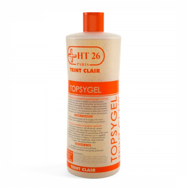 HT26 Topsygel - Emulsion douche éclaircissante  Gommant 1 liter