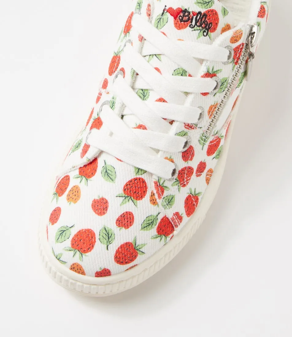 I LOVE BILLY Izzar Strawberry Eden Recycled Canvas Sneakers