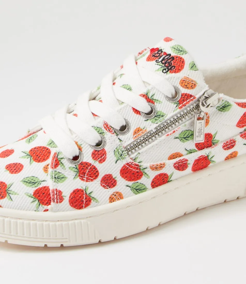 I LOVE BILLY Izzar Strawberry Eden Recycled Canvas Sneakers