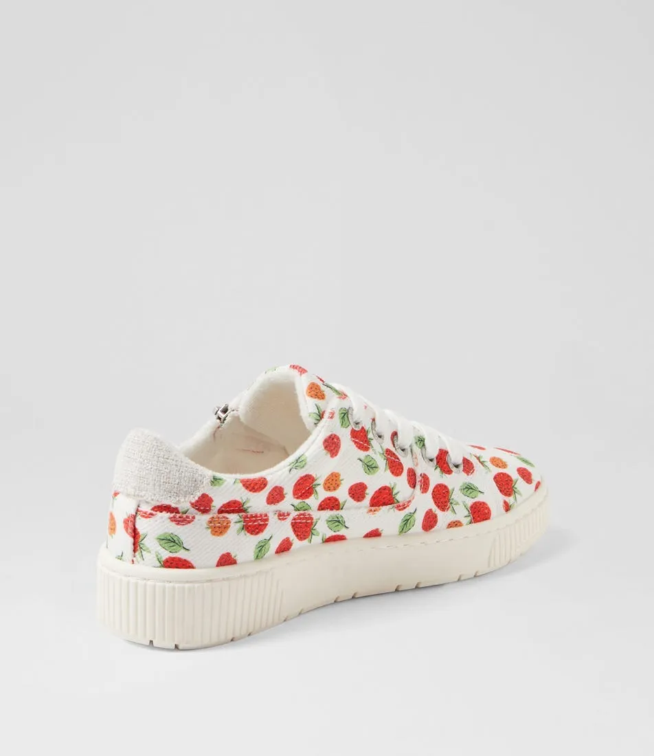 I LOVE BILLY Izzar Strawberry Eden Recycled Canvas Sneakers