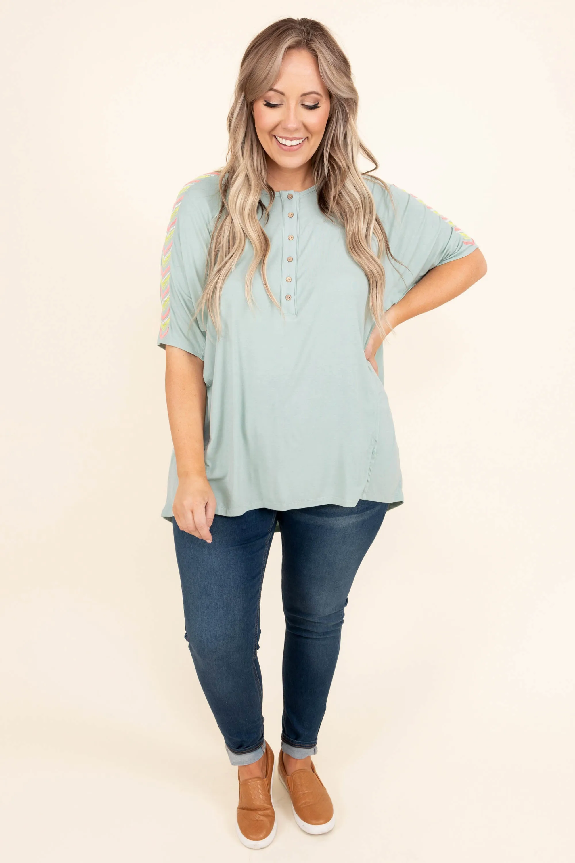 Imaginably Sweet Top, Mint