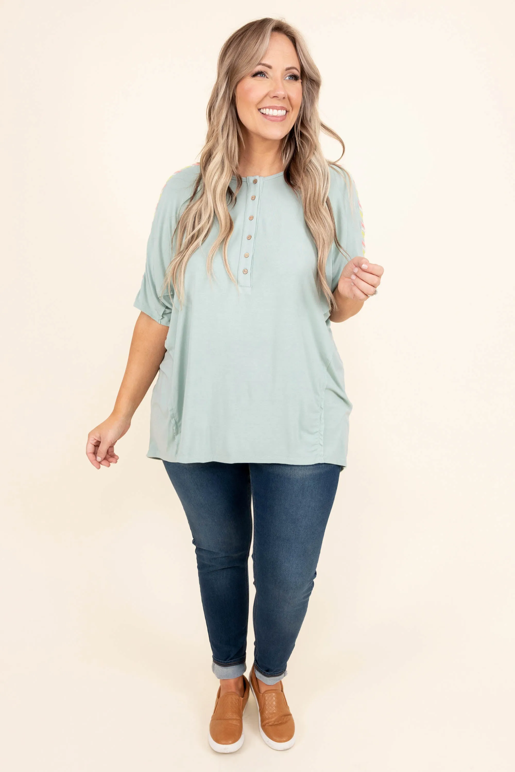 Imaginably Sweet Top, Mint