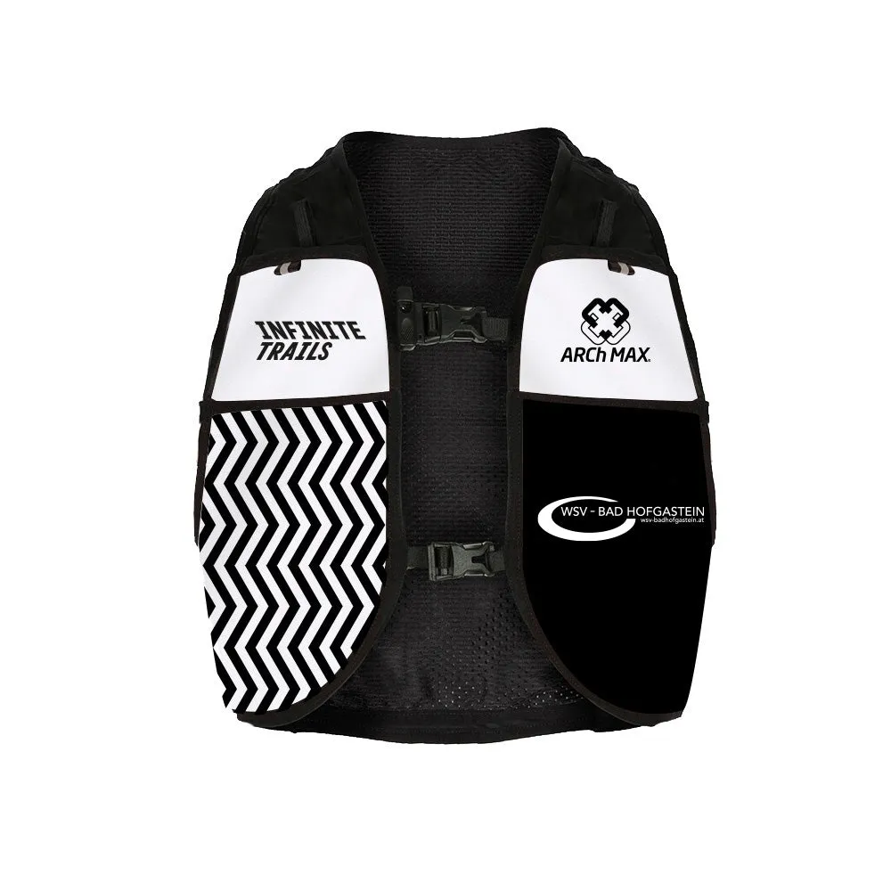 INFINITE TRAILS 2023 Black | aR WSV Runners Bad Hofgastein + 2 Hydraflask de 500ml + Quiverbag