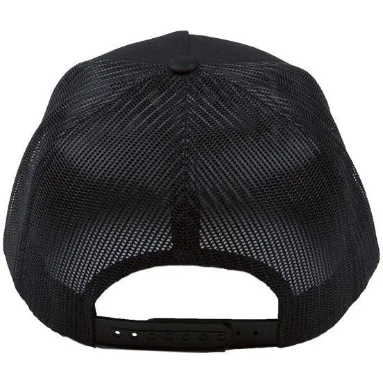 INK Black/Black Flat Bill Trucker