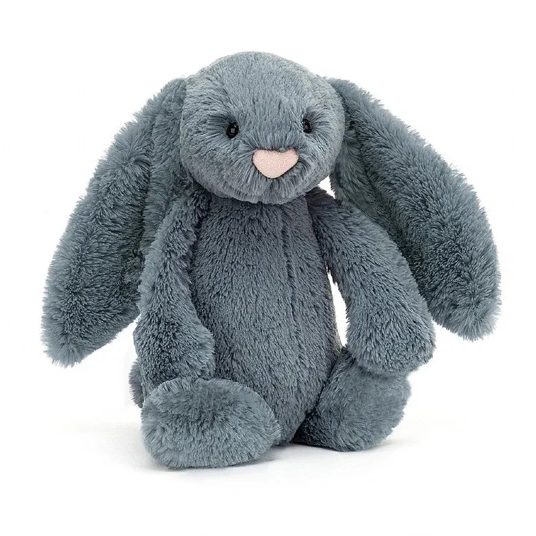 Jellycat, Bashful Dusky Blue Bunny Medium