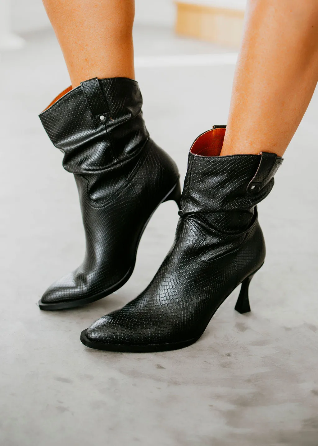 Jolene Kitten Heeled Booties