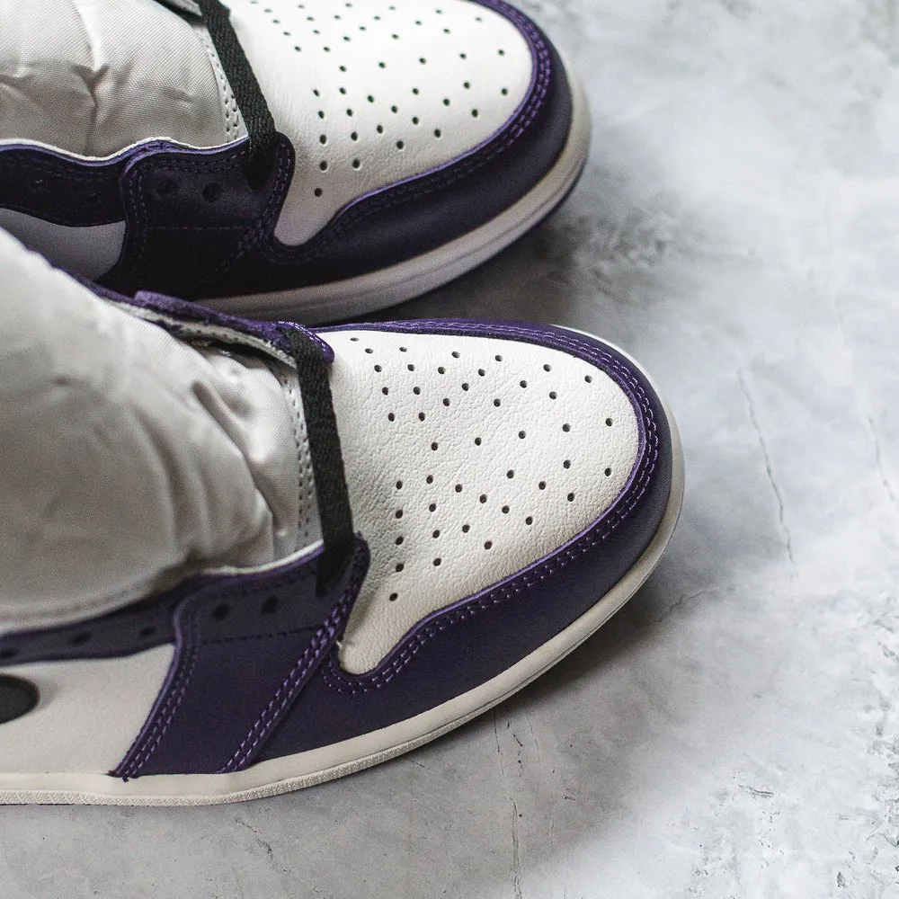 Jordan 1 Retro High Court Purple White