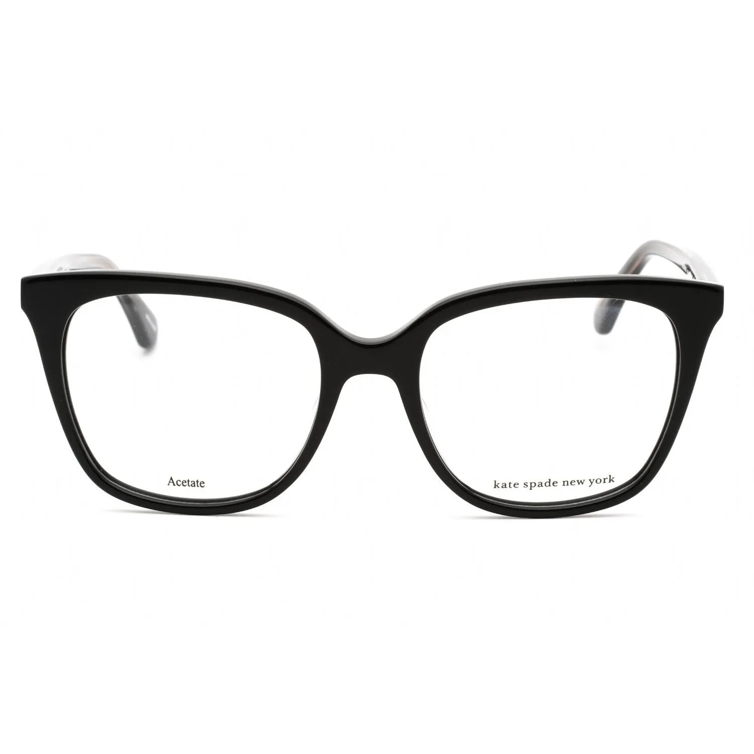 Kate Spade Alessandria Eyeglasses BLACK/Clear demo lens