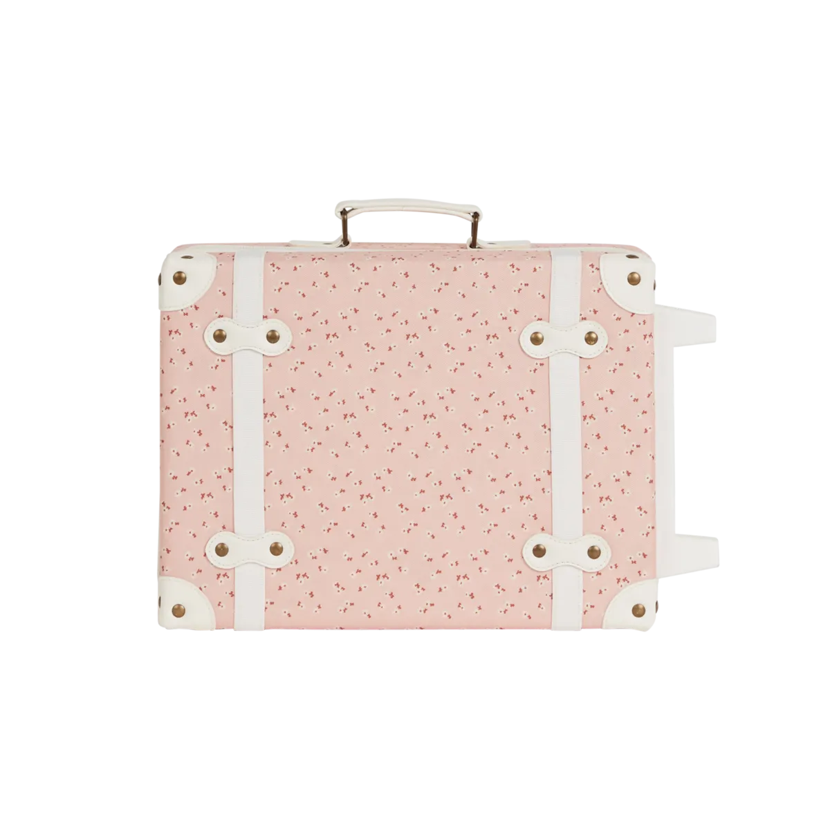 Kids Olli Ella See-Ya Suitcase - Pink Daisies