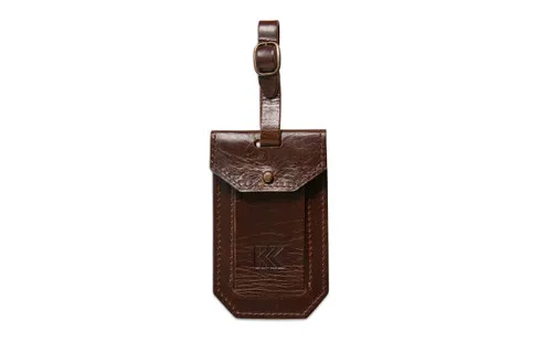 KOHLER OF KOHLER LEATHER LUGGAGE TAG