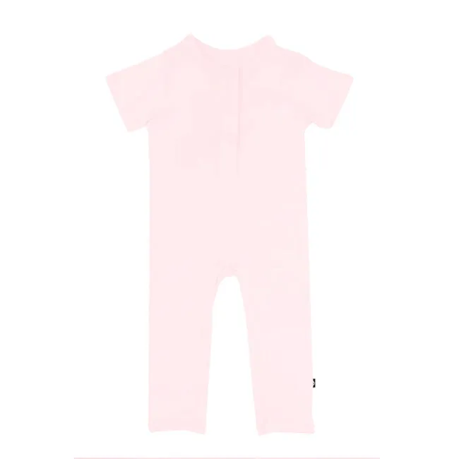 Kyte Baby Short Sleeve Romper in Sakura