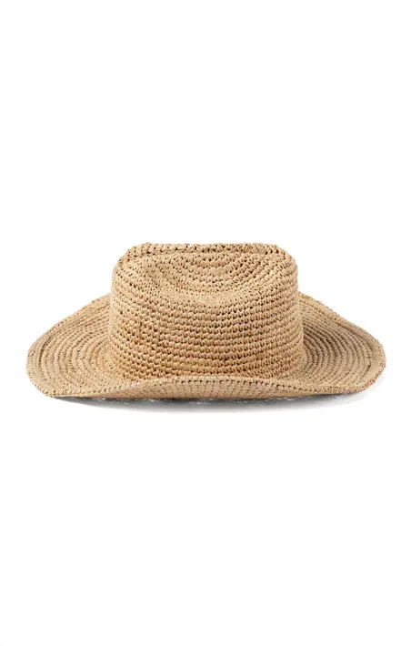 Lack of Color Raffia Cowboy Hat ~ Natural