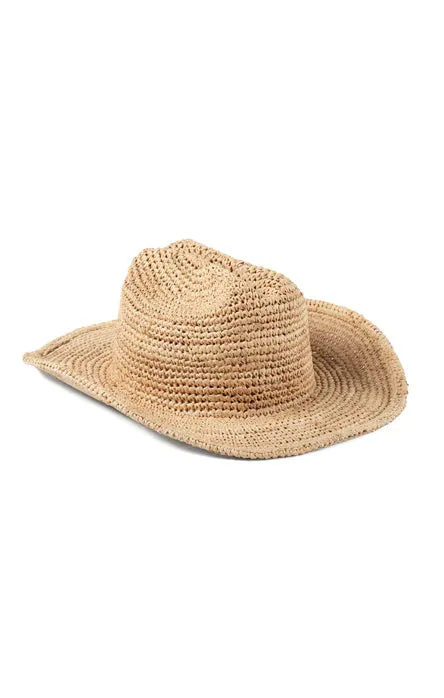 Lack of Color Raffia Cowboy Hat ~ Natural