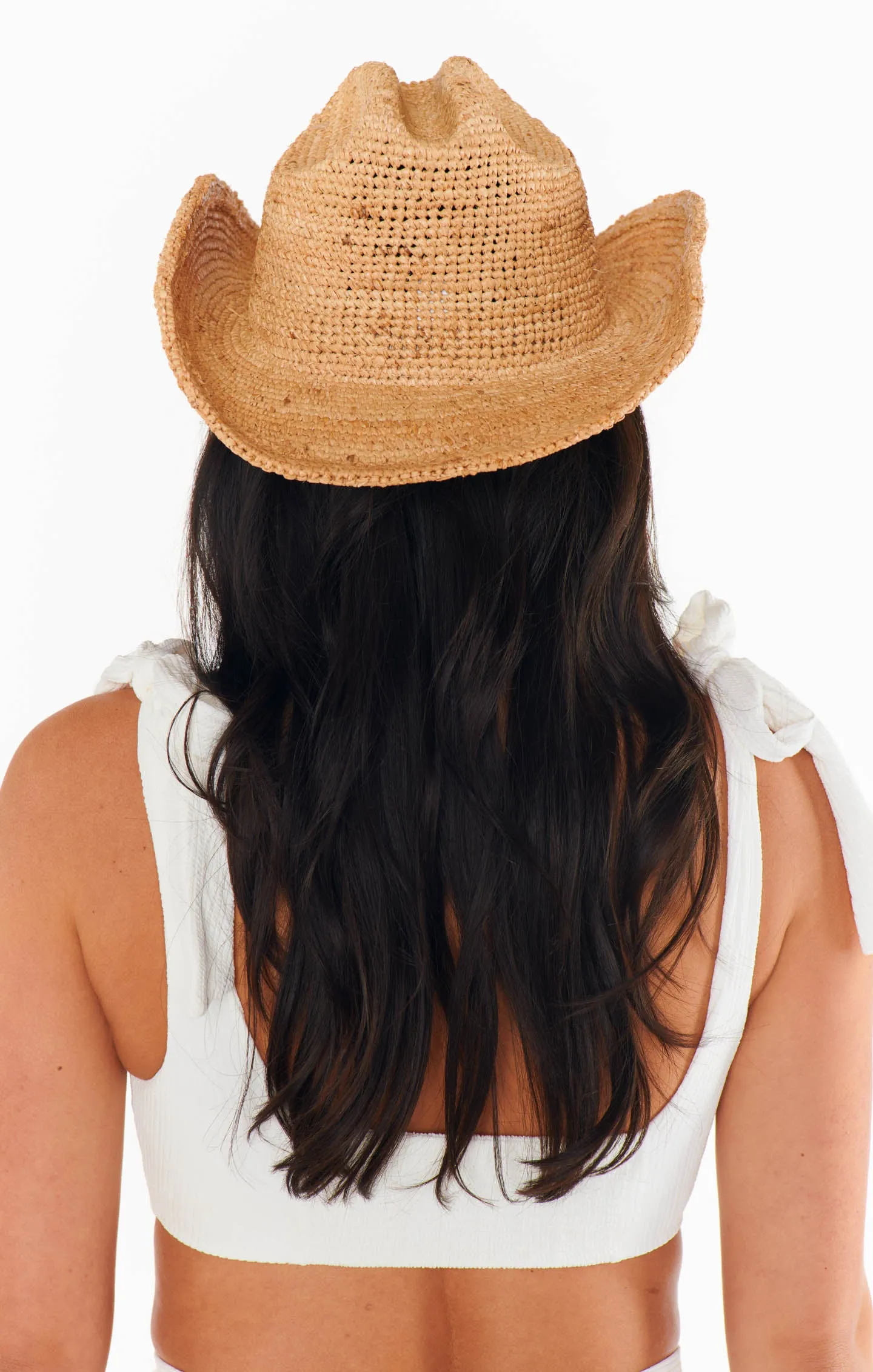 Lack of Color Raffia Cowboy Hat ~ Natural