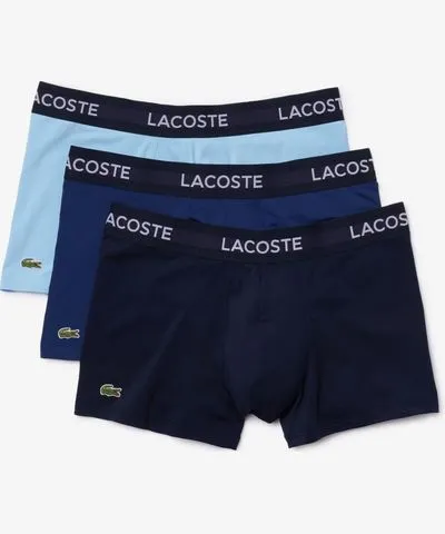 Lacoste Men's 3-Pack Microfiber Trunk Underwear