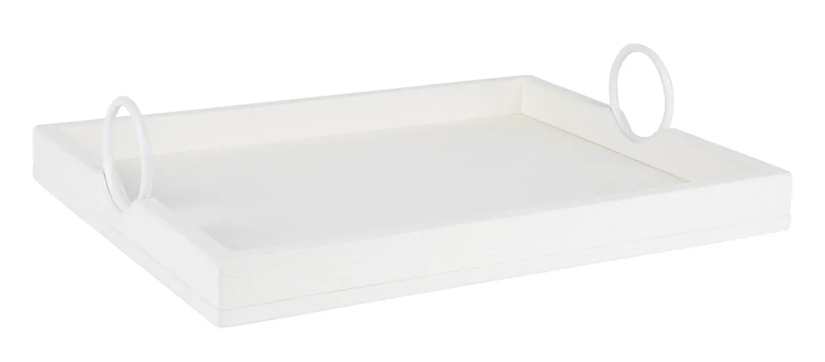 Large | Bianca Rectangle Tray | White