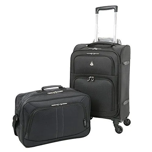 Large Capacity Maximum Allowance 22x14x9 Luggage Carry On Travel Suitcase Spinner Rolling Cabin Wheeled Bag Set