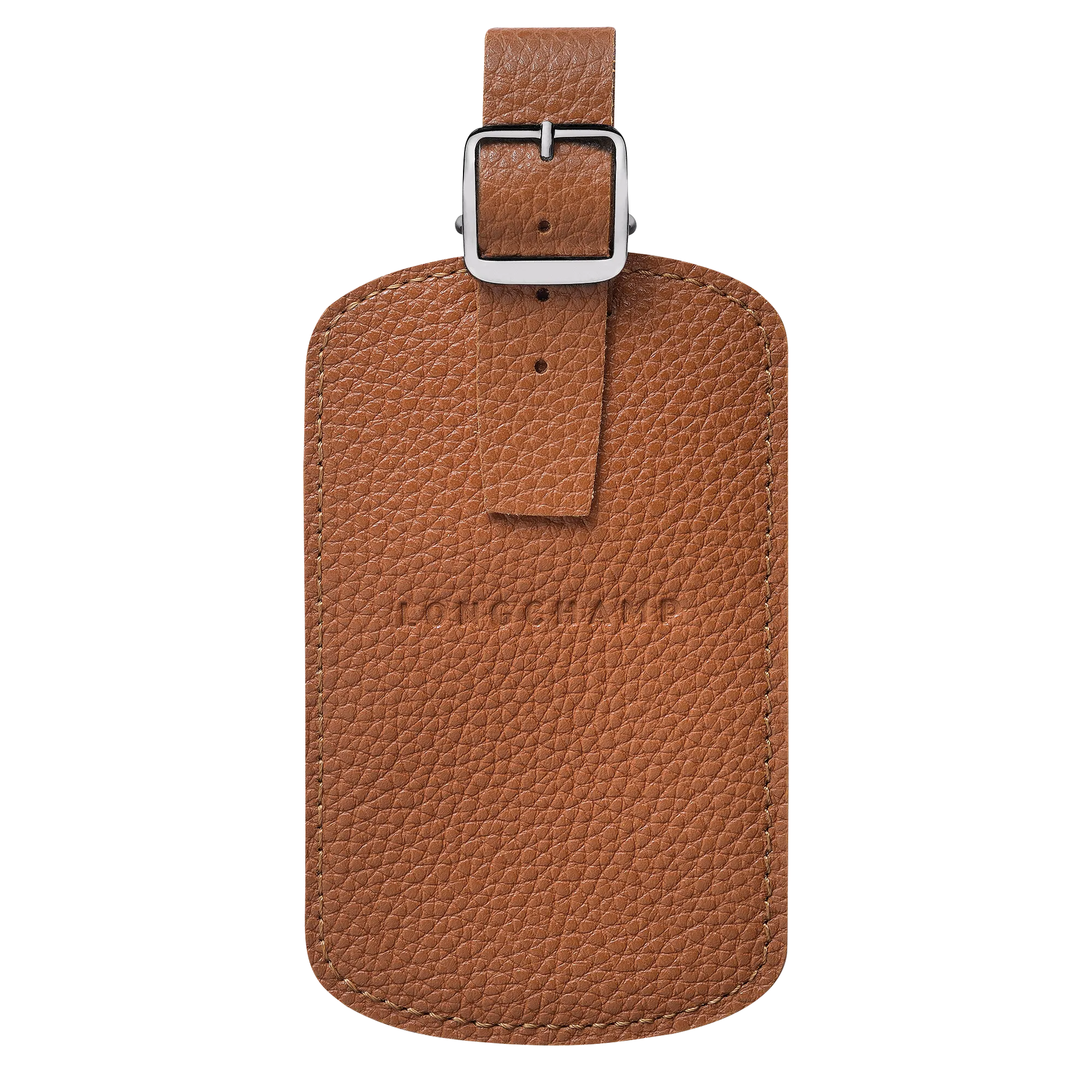 Le Foulonné Luggage tag Caramel - Leather