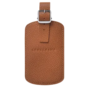 Le Foulonné Luggage tag Caramel - Leather