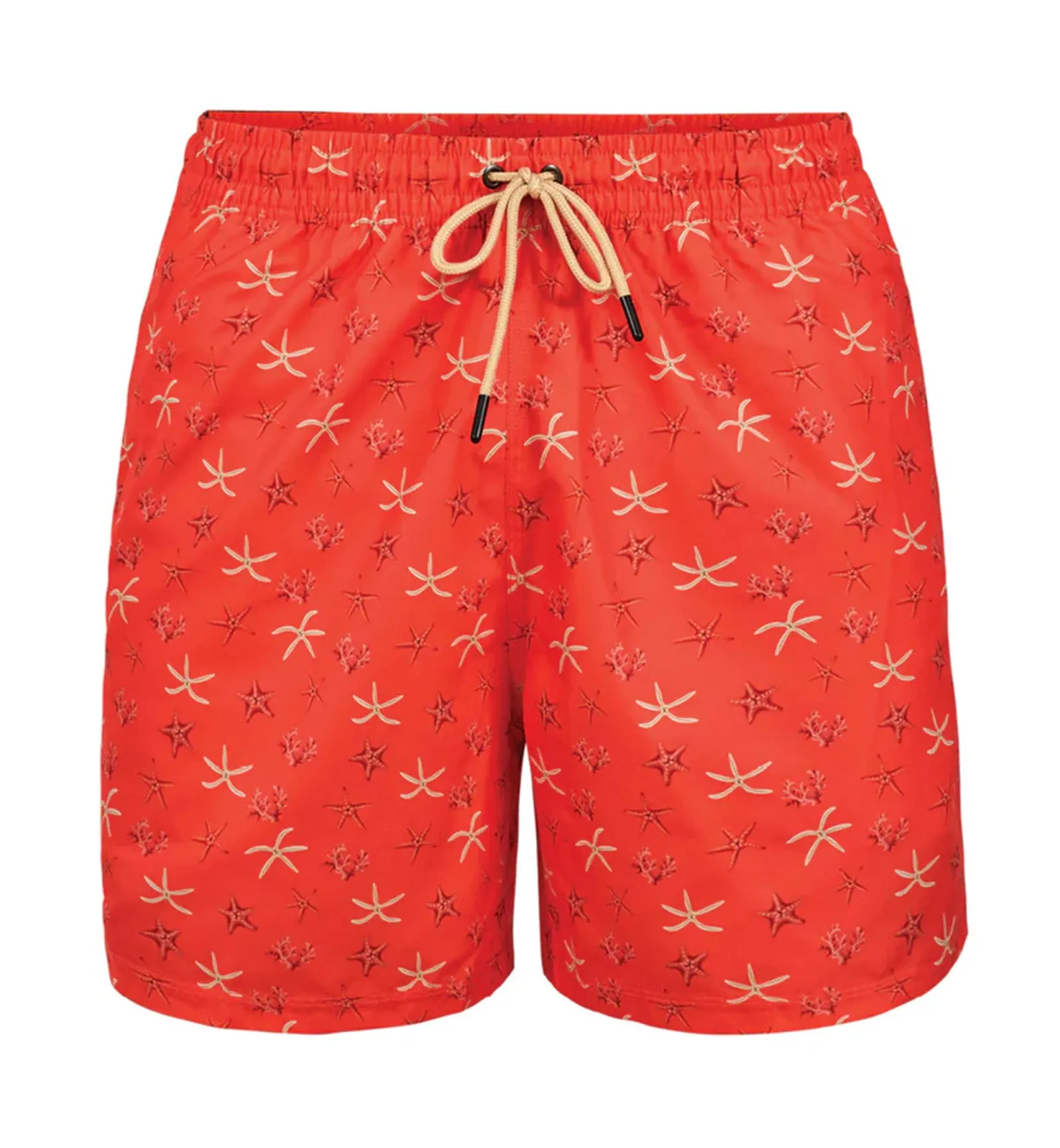 LEO Men's Eco-Friendly Quick Dry 7 inch Swim Trunk (505033) - Starfish Print