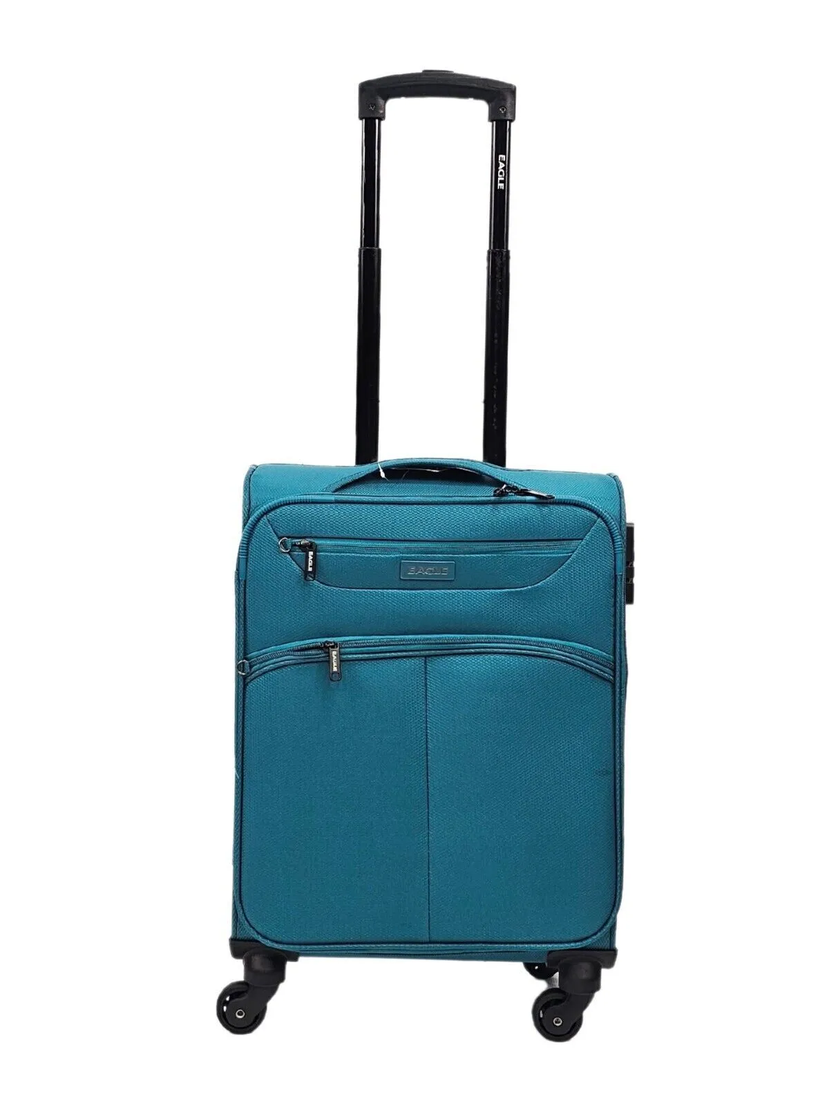 Lightweight Soft Cabin 4 Wheel Luggage Travel TSA Bag