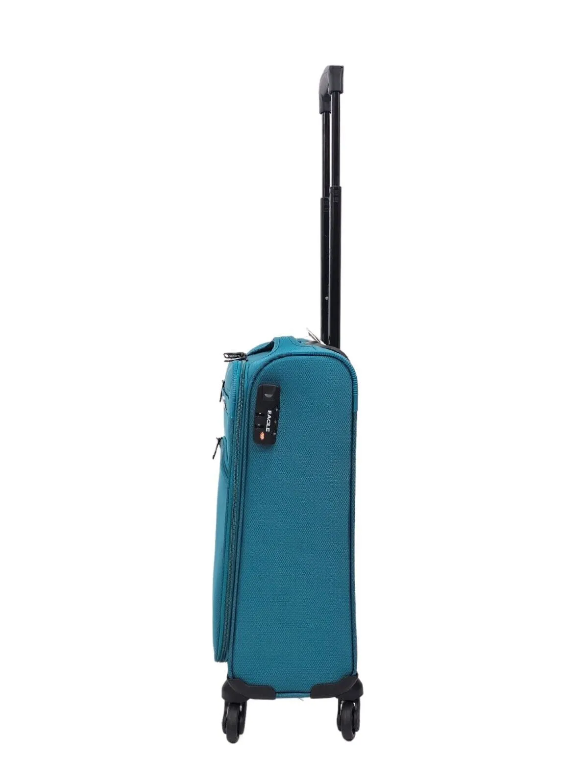 Lightweight Soft Cabin 4 Wheel Luggage Travel TSA Bag