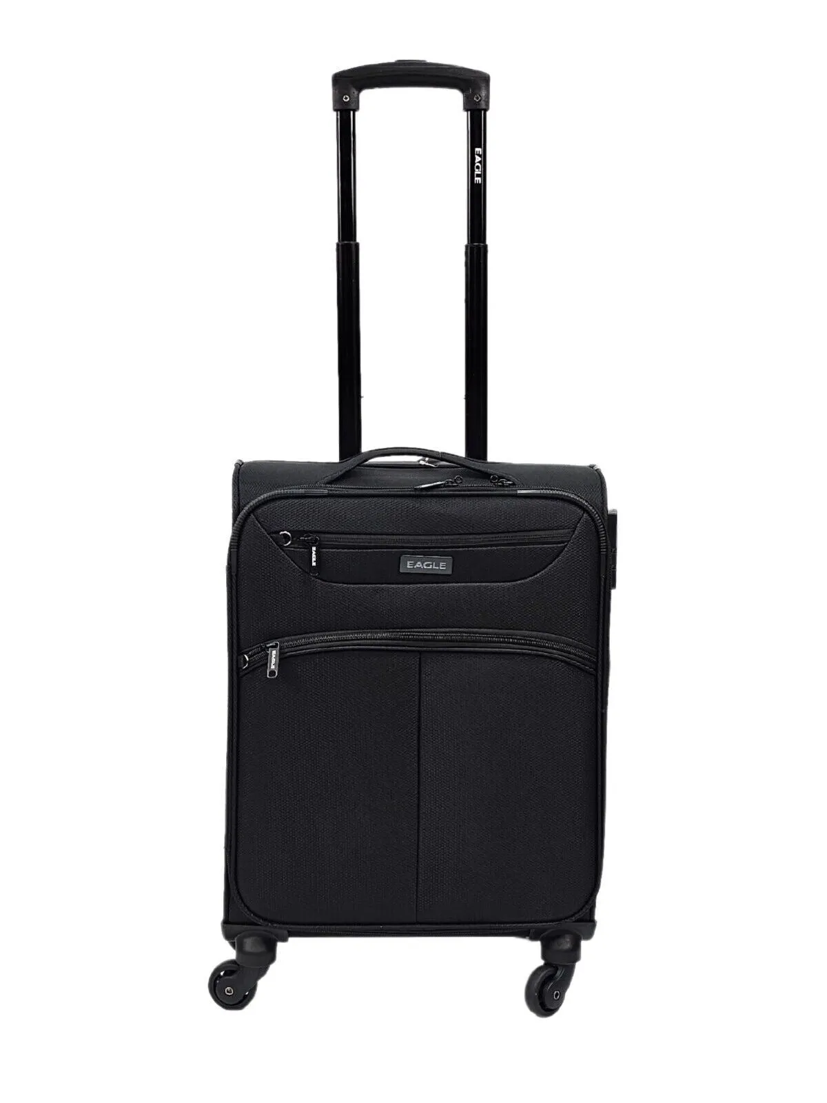 Lightweight Soft Cabin 4 Wheel Luggage Travel TSA Bag