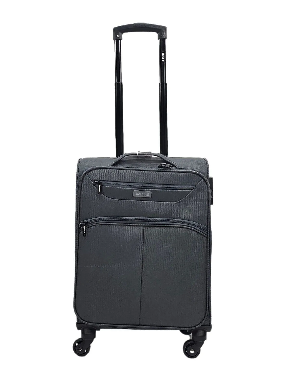 Lightweight Soft Cabin 4 Wheel Luggage Travel TSA Bag