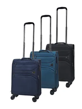 Lightweight Suitcases 8 Wheel Luggage Travel Cases Soft Holiday Bag